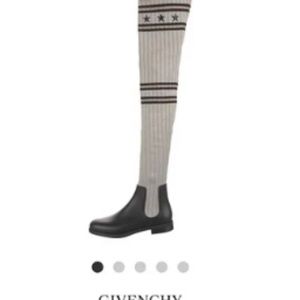 GIVENCHY KNEE HIGH SOCK BOOTS